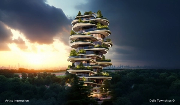 Luxury residences in Della Racecourse with scenic views and premium amenities for modern living