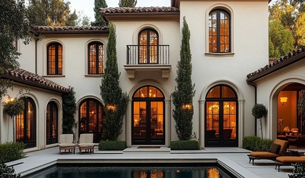 Scenic view of The Derby Estate in Della Racecourse, featuring luxury homes and lush surroundings